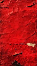Bold red torn paper texture welcomes creative experimentation