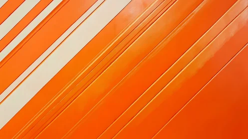Solar stripes sprint across a glossy orange horizon.