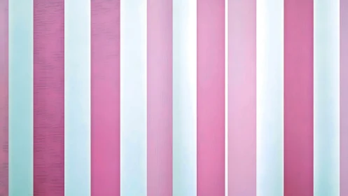 Soft pink and white vertical stripes create calm modern energy