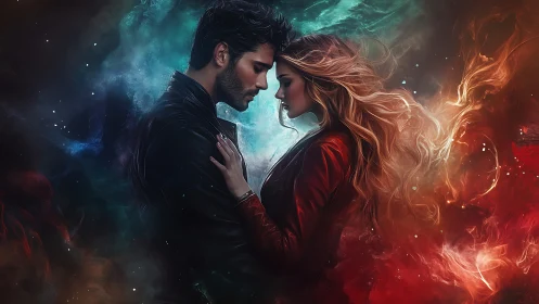 Two Souls Ignite: A Magical Moment of Fire and Ice