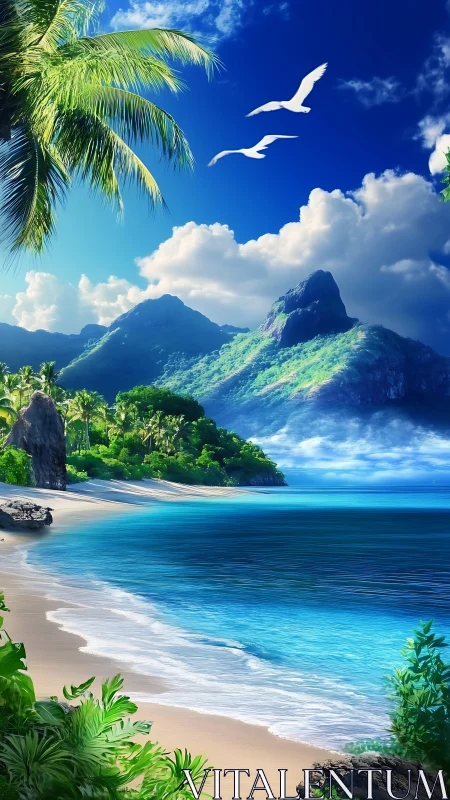 Tropical Paradise Awaits by Crystal Waters.