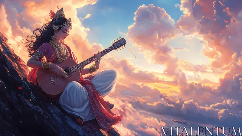 Sky-strummed raga lets sunset clouds sway in silent chorus