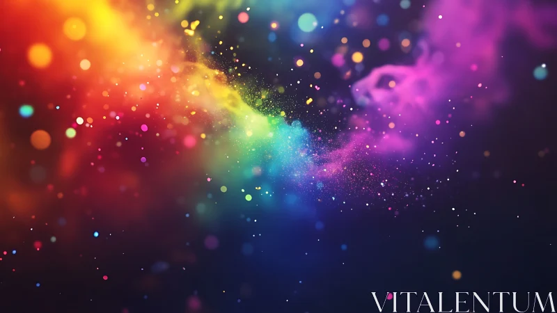 Cosmic confetti drift over prism-bright nebula dreams.