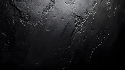Dark textured plaster wall with dramatic lighting in modern style.