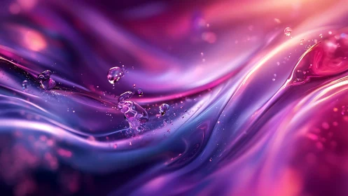 Liquid neon waves swirl through luminous violet gradients.