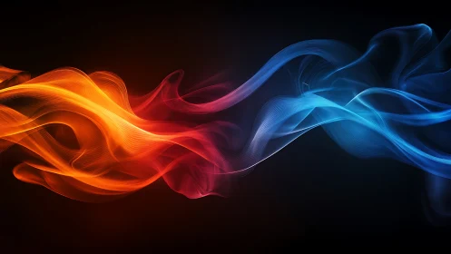 Fire and Ice Collision in Abstract Flow.