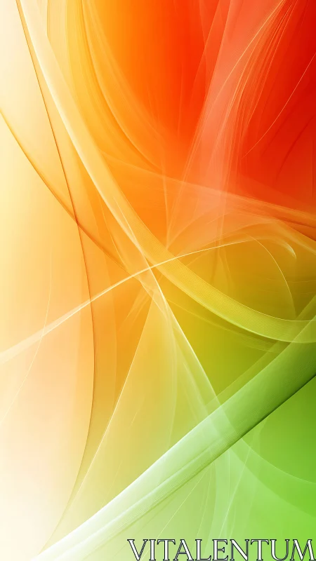 Curved translucent color bands intersect across a gradient field