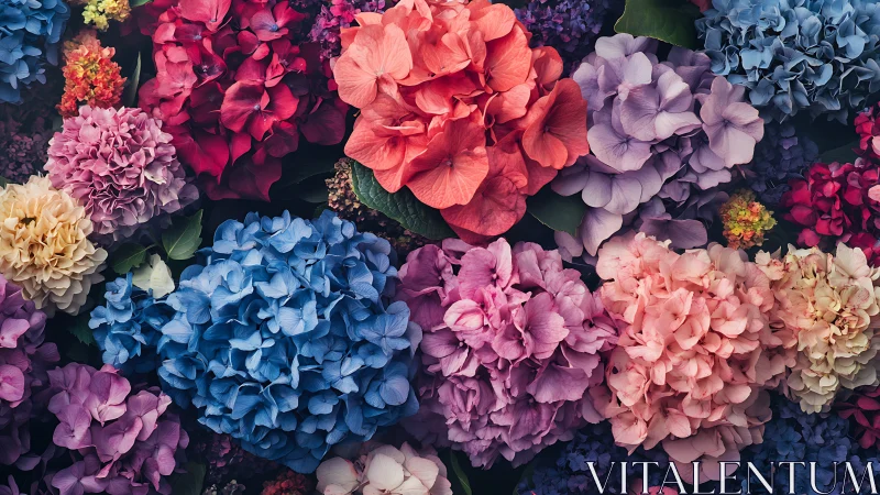 Vibrant Garden Symphony: Nature's Rainbow in Bloom.