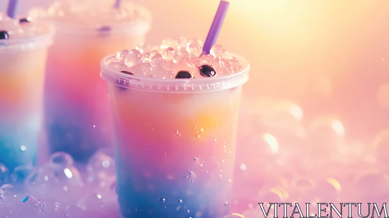 Gradient Beverage Study: Chromatic Layering in Product Photography.
