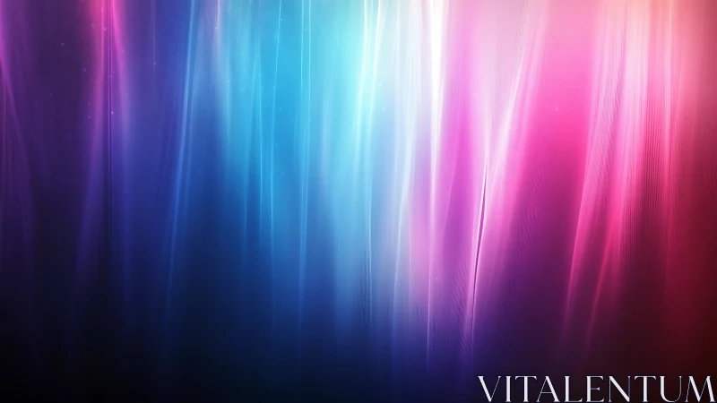 Chromatic veils of light cascading through cosmic dusk.