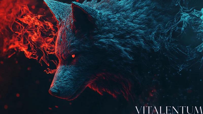 Ember howls and frost whispers in a spectral wolf duel.