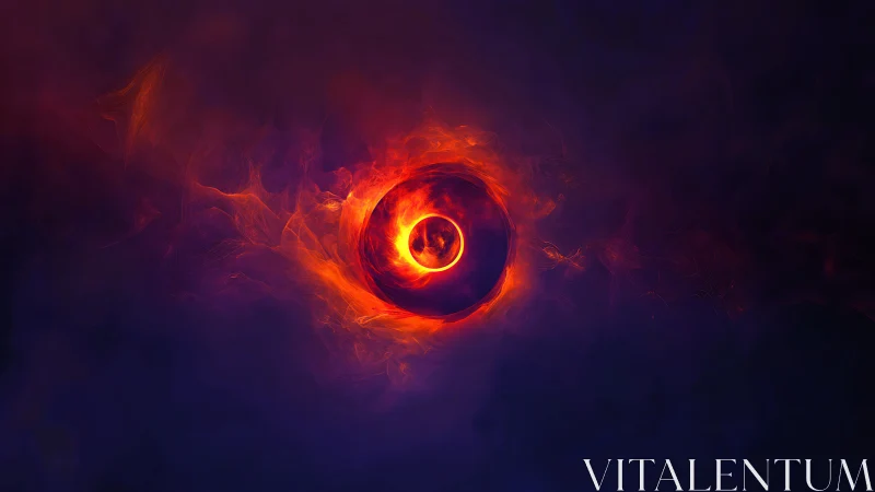 Solar ember eye opens quietly inside a storm of nebula fire