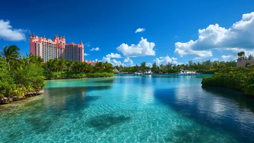 Atlantis Resort Waterfront, Nassau Bahamas.