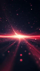 Starlit data streams race toward a radiant cosmic core