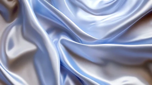 Folded satin surface shows high specular highlights and soft gradients