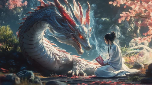 Whispered Lessons Beneath Cherry Blossoms and Dragonfire.
