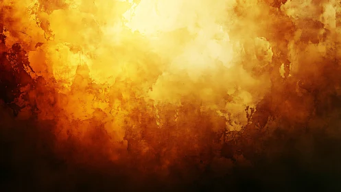 Abstract Fire Gradient with Textured Layering