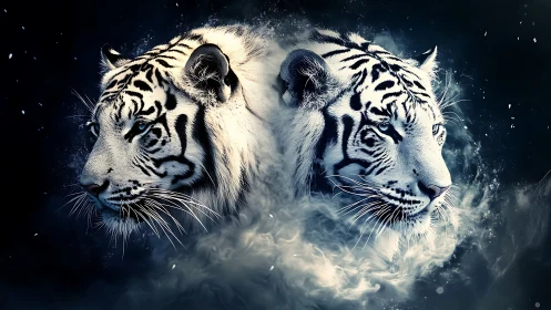 Dual Consciousness Emerges Where Celestial Tigers Contemplate Infinity