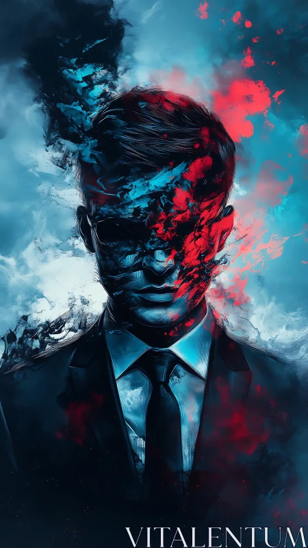 Mystery in Blue and Crimson: A Mind in Motion.