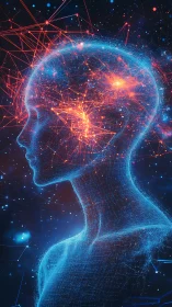 Neural light network maps digital human consciousness profile