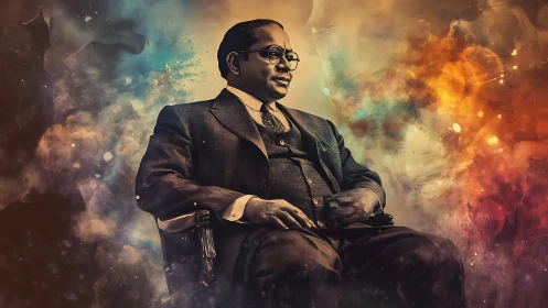 Stoic gentleman adrift in nebulae of memory and fire.