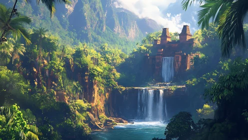 Lost Kingdom Cascades in an Emerald Paradise.