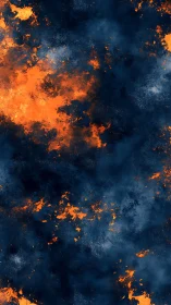 Inferno Meets Ocean: Fire Dances Through Twilight.