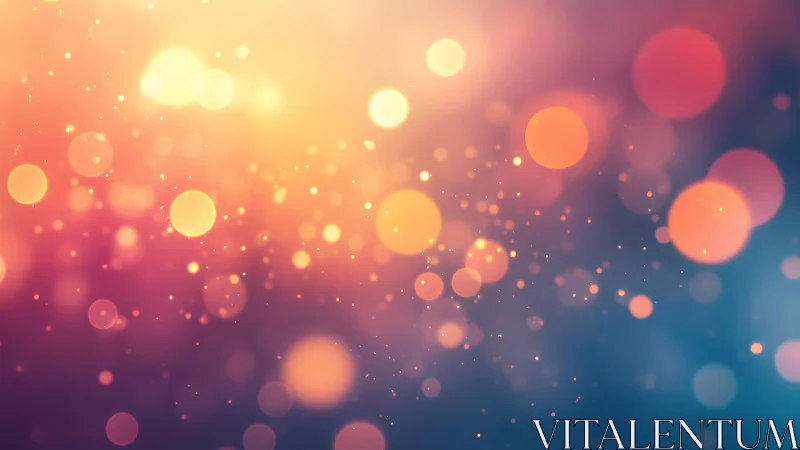 Soft Colorful Bokeh Light Background in Abstract Style.