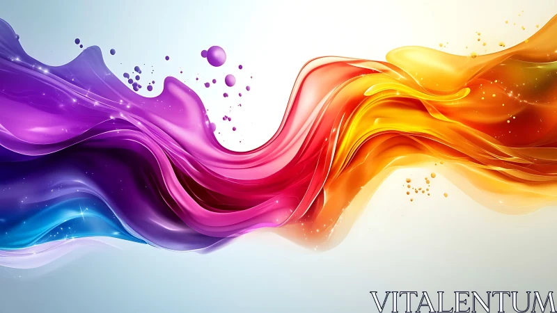 Digital painting waveforms in prismatic liquid gradient flow.