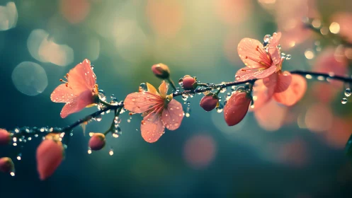 Macro Botanicals with Rainfall: Depth-of-Field Photography.