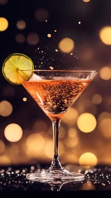 Effervescent Citrus Dream Dances Through Golden Bokeh