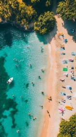 Paradise Found: Turquoise Cove Meets Sandy Dreams.