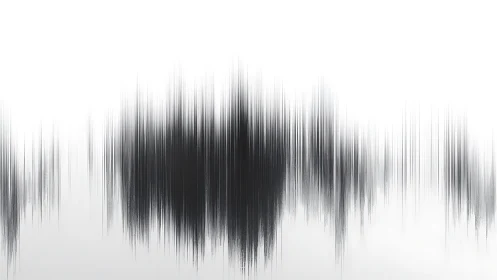 Monochrome Echo Peaks Painting Sound Into Thin Air.