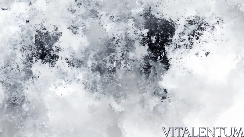 Monochrome textured abstraction distributes tonal contrast evenly