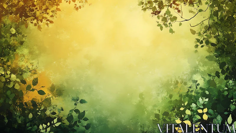 Atmospheric Foliage Gradient: Chromatic Leaf Transition Study.