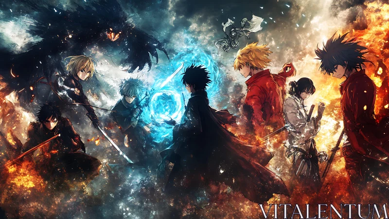 Elemental heroes gather as fire and ice clash in battle