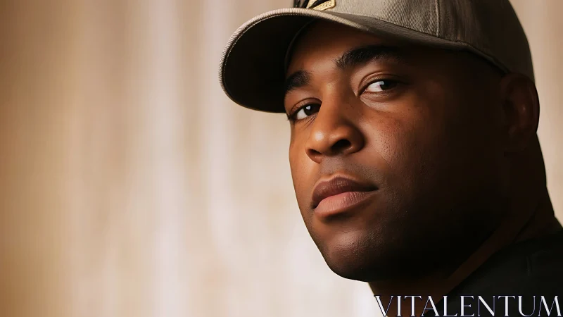 Quiet confidence glows in a thoughtful close-up portrait