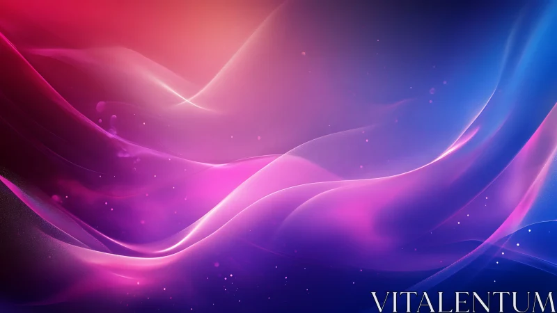 Spectral gradient waveforms in luminous chromatic fluid space.