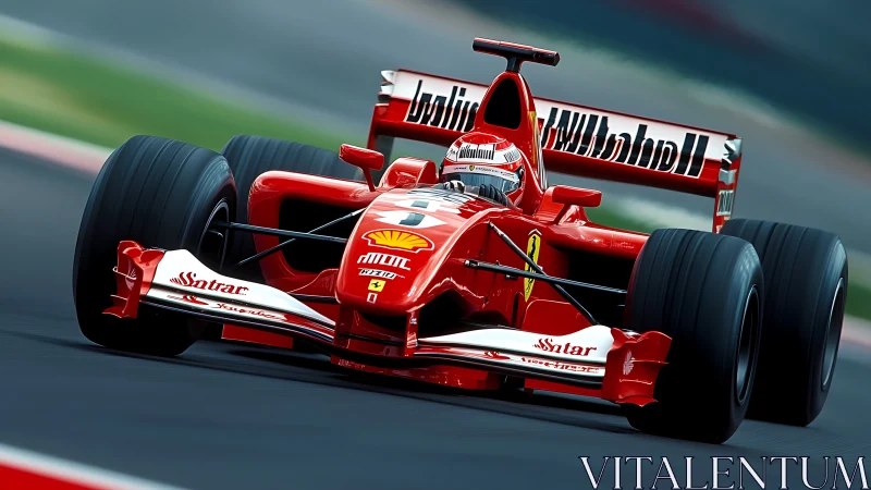 Scarlet rocketstorm carving asphalt ribbons at full roar.