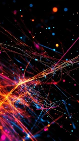 Spectral plasma filaments in high-contrast digital vector space.