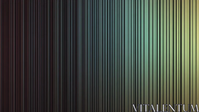 Chromatic metal ribs breathe softly from dusk into neon dawn