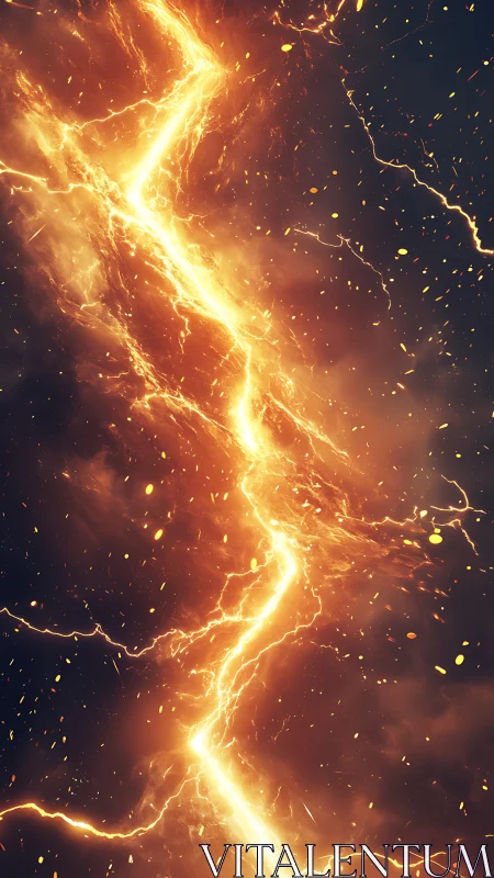 Celestial Voltage: Where Lightning Shatters the Darkness.