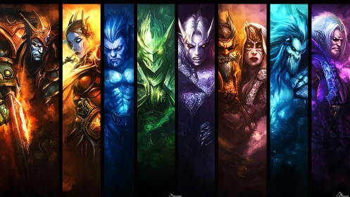 Elemental warlords blaze, freeze, and storm across seven rifts.