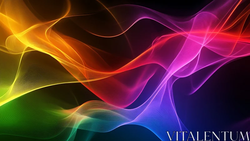 Spectral wavefront interference of multicolor luminous filaments.