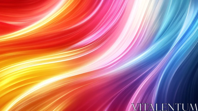 Radiant flowing color waves that glow with gentle energy.