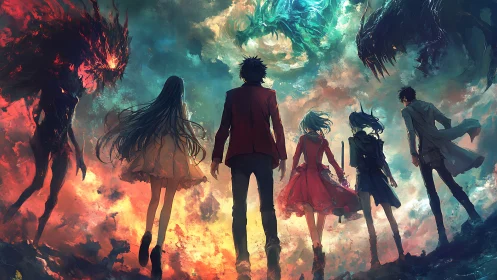 Brave friends step into a storm of magic, fire, and monsters.