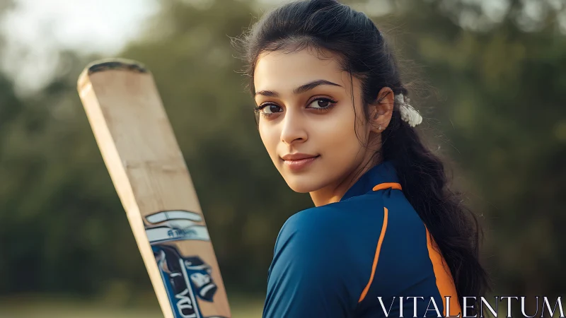 Cricket dreamer turns toward camera with quiet, steady fire