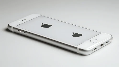 Apple iPhone rendered device shown at angled perspective view.