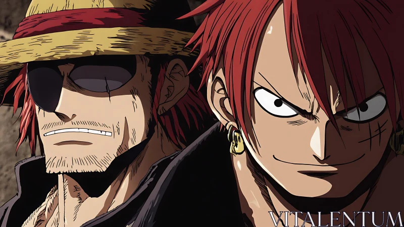 Red-haired rogues trade grins beneath sunburnt shadows