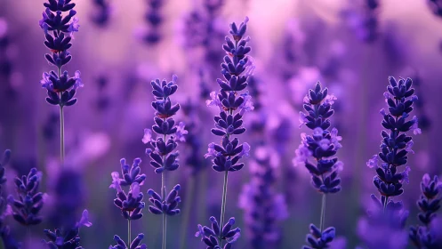 Purple Lavender Dreams: Fragrant Soldiers Standing Guard